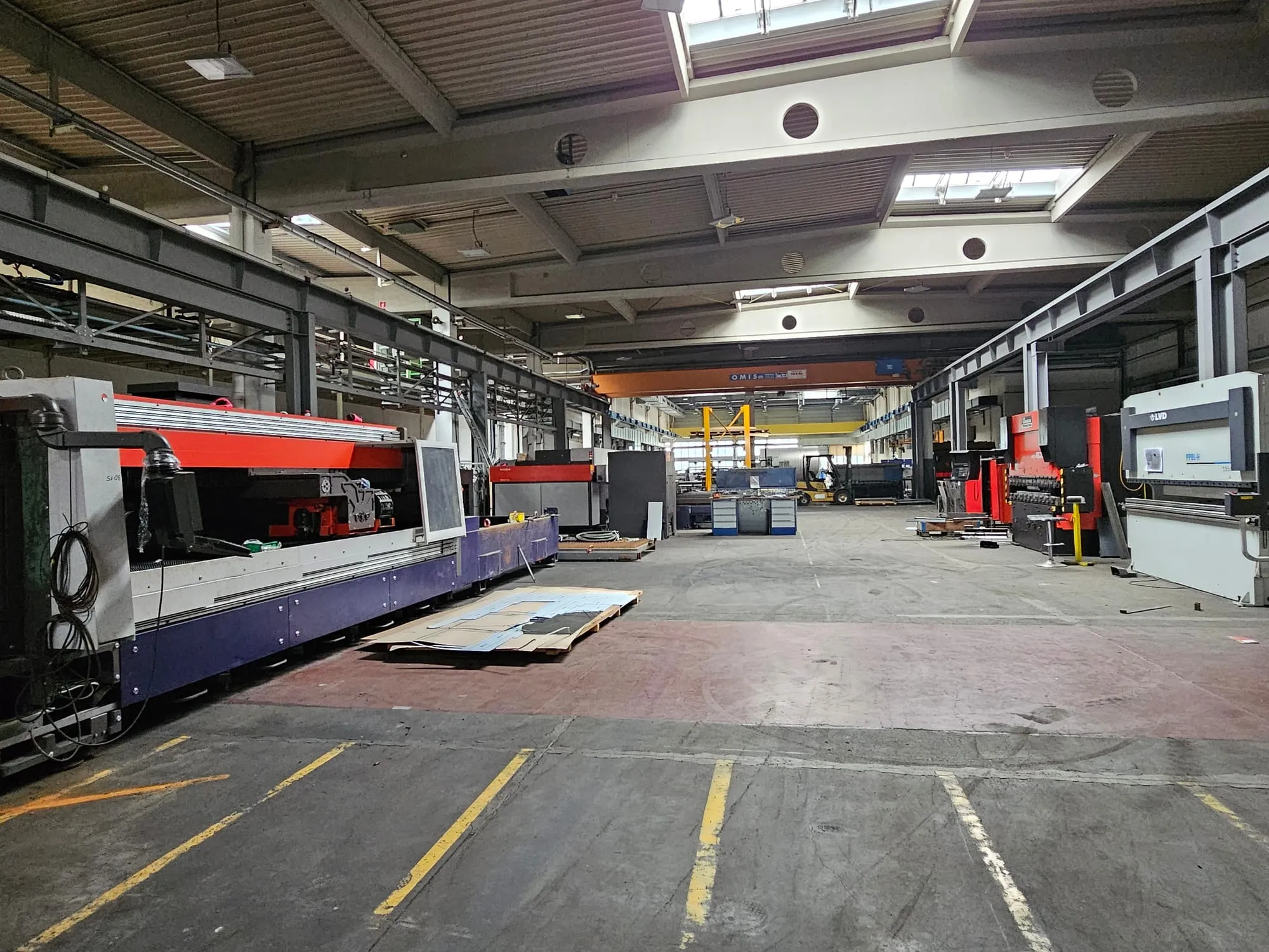 L'atelier d'ALFA INDUSTRIE à Creutzwald